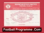 Manchester United v Leeds United 1991 – Football Ticket