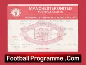 Manchester United v Leeds United 1991 – Football Ticket