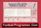 Manchester United v Brighton 1993 – Football Ticket FA Cup