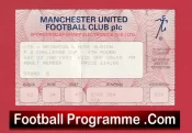 Manchester United v Brighton 1993 – Football Ticket FA Cup