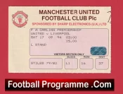 Manchester United v Liverpool 1994 – Football Ticket