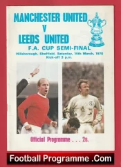 Manchester United v Leeds United 1970 – Semi Final Replay