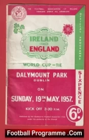 Ireland v England 1957 – Duncan Edwards World Cup