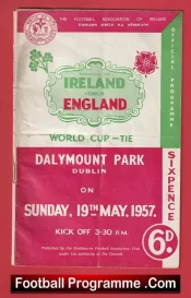 Ireland v England 1957 – Duncan Edwards World Cup