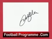 Manchester United + Real Madrid David Beckham Autograph Signed Card Man Utd