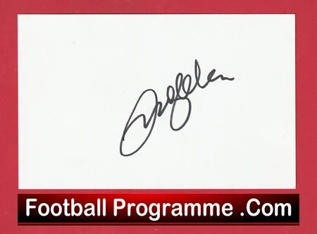 Manchester United + Real Madrid David Beckham Autograph Signed Card Man Utd - Image 2