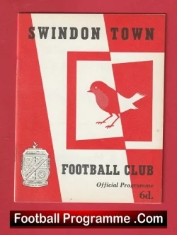  Manchester United v Swindon Town 1964 - George Best Youth Cup Final Football Programme .COM Football Programmes Memorabilia