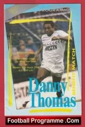 Danny Thomas Testimonial Tottenham 1988 Multi Autographed SIGNED