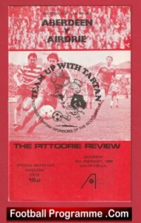 Aberdeen v Airdrie 1980 – Alex Ferguson Manager
