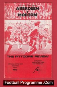 Aberdeen v Greenock Morton 1980 – Alex Ferguson Manager