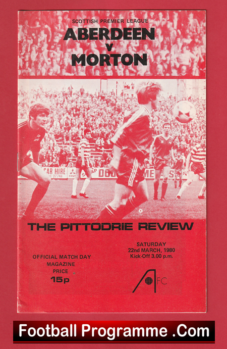 Aberdeen v Greenock Morton 1980 - Alex Ferguson Manager - Image 2