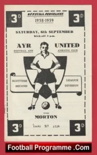 Ayr United v Greenock Morton 1958 – 1950s