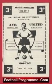 Ayr United v Greenock Morton 1958 – 1950s