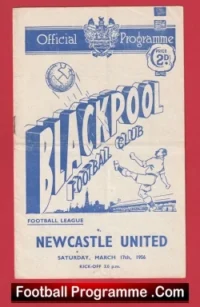 Blackpool v Newcastle United 1956 – 1950’s
