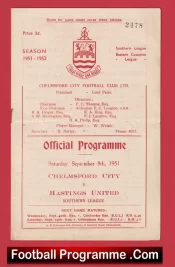 Chelmsford City v Hastings United 1951 – 1950s