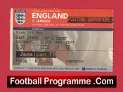 England v Jamaica 2006 – Football Ticket
