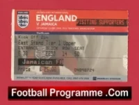 England v Jamaica 2006 – Football Ticket