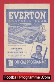Everton v Manchester United 1948 – 1940s Programme