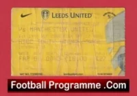 Leeds United v Manchester United 2002 – Football Ticket