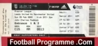 Leeds United v Manchester United 2022 – Match Ticket
