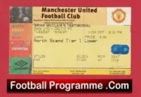 Manchester United Brian McClair Testimonial 1997 – Football Ticket