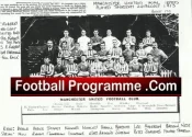 Manchester United Football Club Trials Match Team Picture 1913