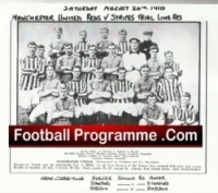 Manchester United Football Club Trials Match Team Picture 1910