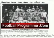 Manchester United Football Club Trials Match Team Picture 1914