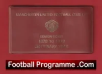 Manchester United Man Utd Season Ticket Book LMTB 1978 1979