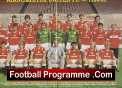 Manchester United Multi Autographed Signed Football Programme Man Utd 1984 - football programme
