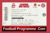 Manchester United v Bayern Munich 2015 – Legends Football Ticket