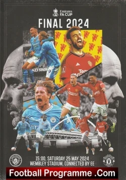 Manchester United v Manchester City 2023 - FA Cup Final Wembley Official - football programme