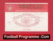 Manchester United v Sheffield Wednesday 1992 – Football Ticket