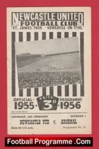 Newcastle United v Arsenal 1956