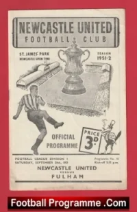 Newcastle United v Fulham 1951
