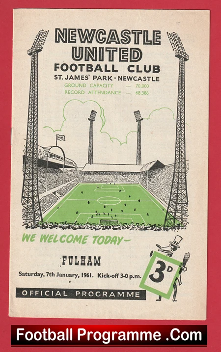Newcastle United v Fulham 1961 - Image 2