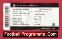 Newcastle United v Manchester United 2023 – Match Ticket
