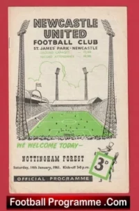 Newcastle United v Nottingham Forest 1961
