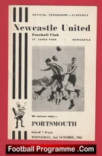 Newcastle United v Portsmouth 1963