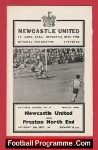 Newcastle United v Preston North End 1964 – PNE