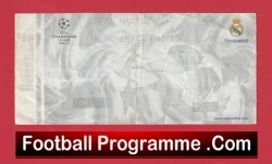 Real Madrid v Manchester United 2003 - Football Ticket Spain - football memorabilia
