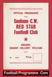 Seaham Colliery Welfare Red Star v Northumberland Star 1970s