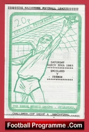 Snodland v Trebor 1985 – Maidstone League Semi Final