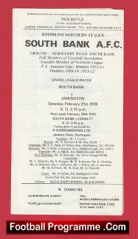 South Bank v Ashington 1976 – Normanby Road