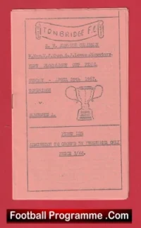 Tonbridge v Ramsgate 1967 – Kent Cup Final