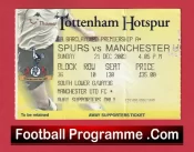 Tottenham Hotspur v Manchester United 2003 – Football Ticket