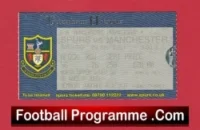 Tottenham Hotspur v Manchester United 2001 – Football Ticket