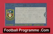 Tottenham Hotspur v Manchester United 2001 – Football Ticket