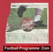 Liverpool v Bolton Wanderers 1995 – League Cup Final Ticket