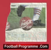 Liverpool v Bolton Wanderers 1995 – League Cup Final Ticket